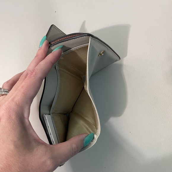 Furla compact wallet, tan NWOT - Picture 6 of 8